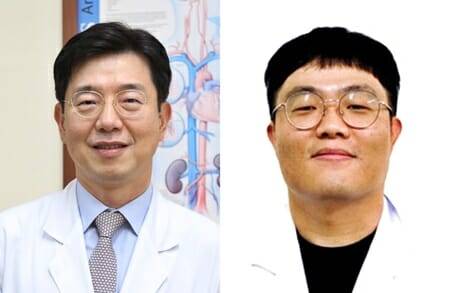 서울아산병원 심장내과 김영학 교수(왼쪽)와 아산생명과학연구원 빅데이터연구센터 전태준 박사