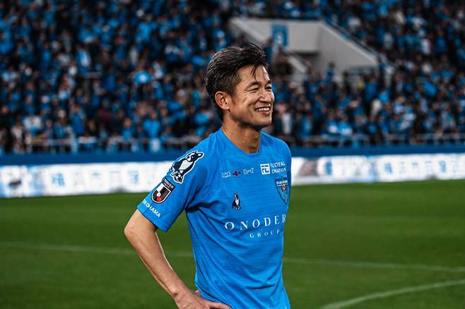 요코하마FC 시절 미우라 가즈요시. 사진=요코하마FC