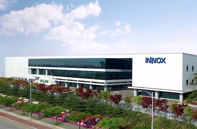 이녹스첨단소재 아산사업장 전경. (사진=이녹스첨단소재)