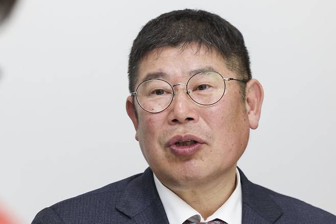 지난 10일 서울 중림동 한국경제신문을 찾은 김경진 전 국회의원 /임형택 기자