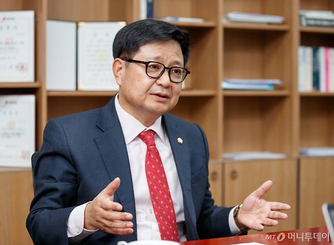 김장겸 국민의힘 의원 인터뷰 /사진=이기범 기자 leekb@