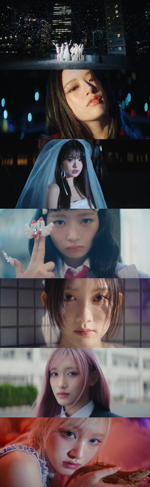 ▲ 아이브. 출처| 레블 하트 뮤직비디오