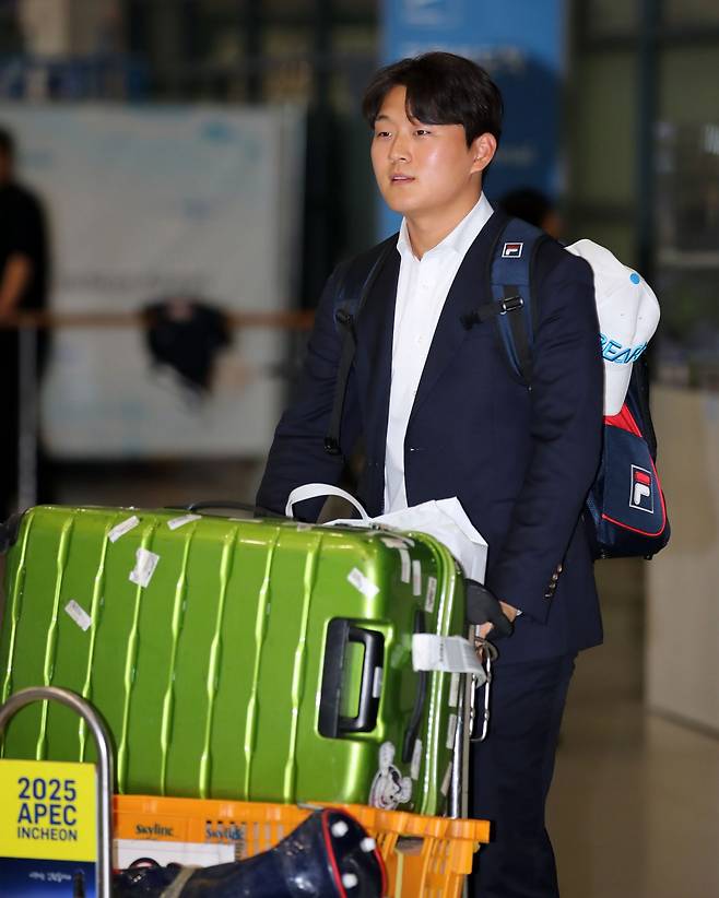 두산 베어스 투수 김택연. /사진=두산 베어스 제공