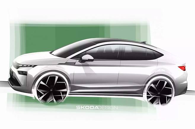 스코다 2025 엔야크 스케치