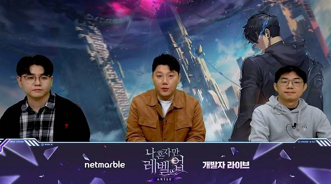 - 좌측부터 이다행 사업본부장, 정인호 캐스터, 진성건 개발 총괄 PD