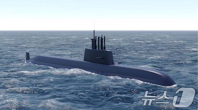 장보고-Ⅲ 배치(유형)-Ⅱ 3번함 가상 이미지. (방위사업청 제공) 2024.10.30/뉴스1