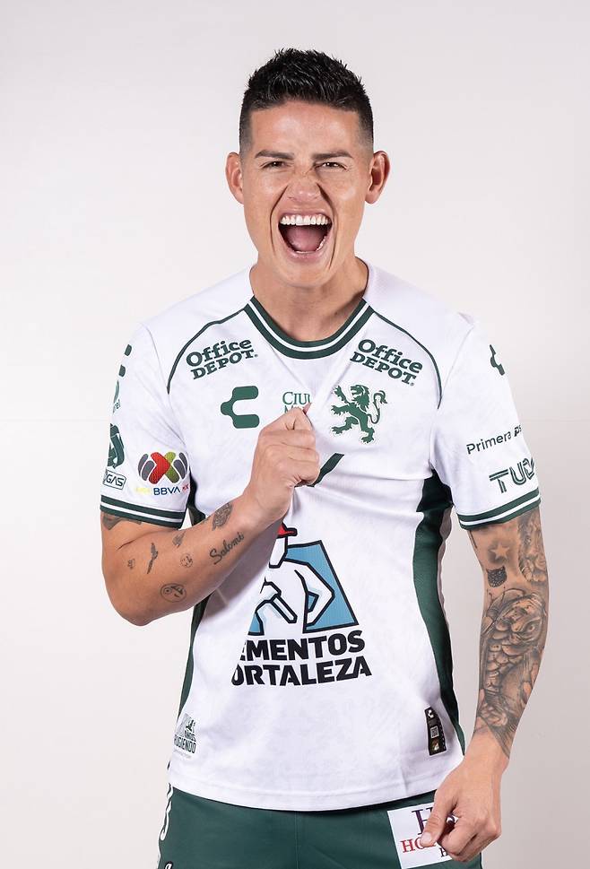 멕시코 클루브 레온으로 이적한 하메스 로드리게스. 사진=클루브 레온