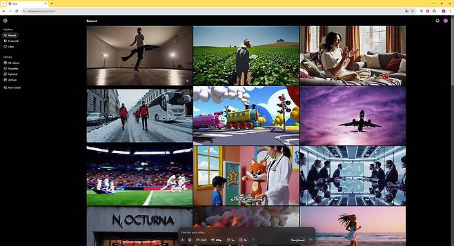 오픈AI가 서비스 중인 생성형 영상 제작 서비스 '소라' / 출처=IT동아