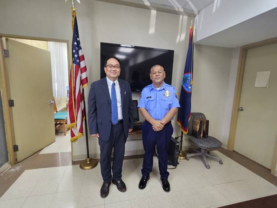 스티브 르그나시오 괌 경찰청장, 소이바 김상용 회장