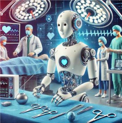 필자가 생성형 인공지능(AI)으로 만든 AI 의료 서비스 이미지. AI 시대에는 환자가 병원을 직접 방문하지 않아도 디지털 플랫폼을 통해 ‘온디맨드’ 의료 서비스를 제공받게 될 것이다.