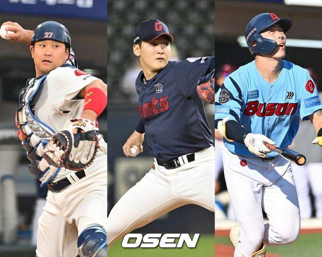 유강남-최준용-고승민 /OSEN DB
