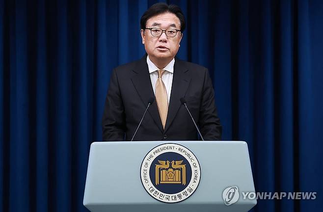 정진석 대통령 비서실장 [연합뉴스 자료사진]