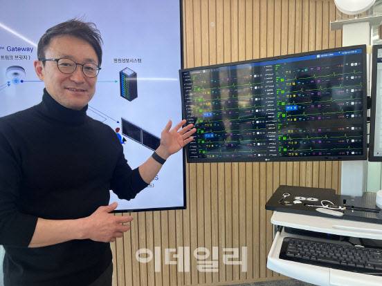이영신 씨어스테크놀로지 대표가 지난해 1월 23일 이데일리와 만나 원격 모니터링 솔루션에 대해 설명하고 있다.(사진= 석지헌 기자)