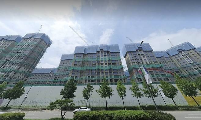 잠실진주 아파트(잠실 래미안 아이파크) 전경 [사진 = 로드뷰]