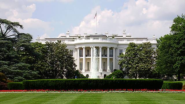 ▲ 미 백악관. ⓒ프레시안 자료사진