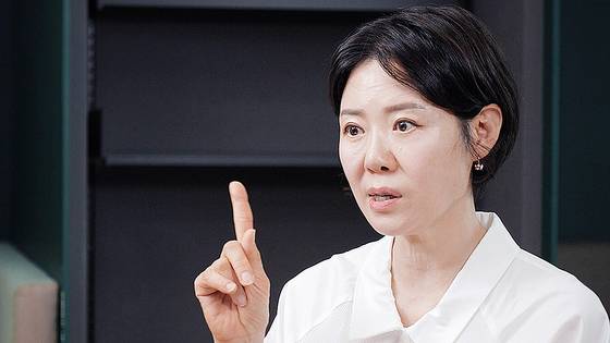 김은진 (주)레오비젼 대표가 지난달 4일 중앙일보 VOICE팀과 인터뷰하고 있다.