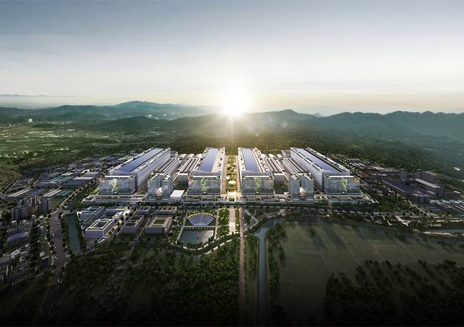 용인반도체클러스터 SK하이닉스 조감도 [SK하이닉스 제공]