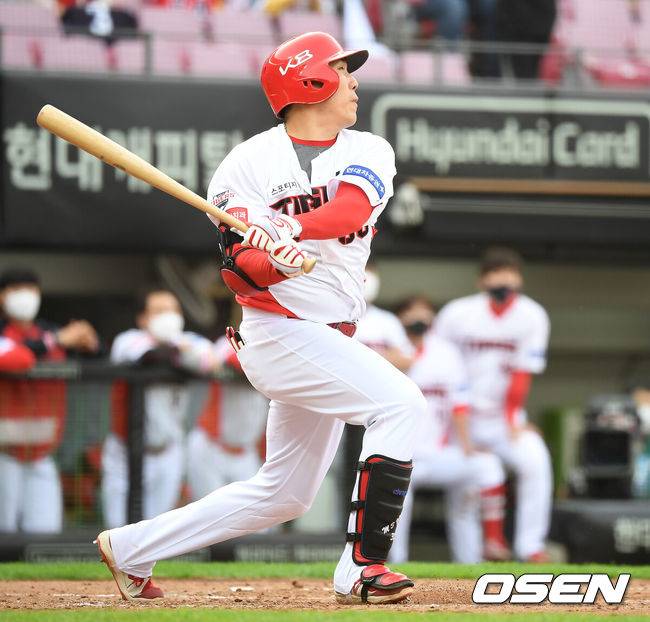 KIA 선수 시절 유민상 코치. 2021.05.08 /OSEN DB