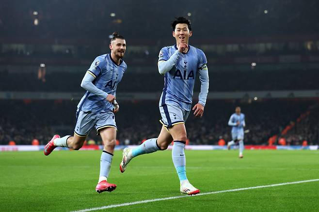 손흥민이 북런던 더비에서 리그 6호 골을 터트렸다. Getty Images