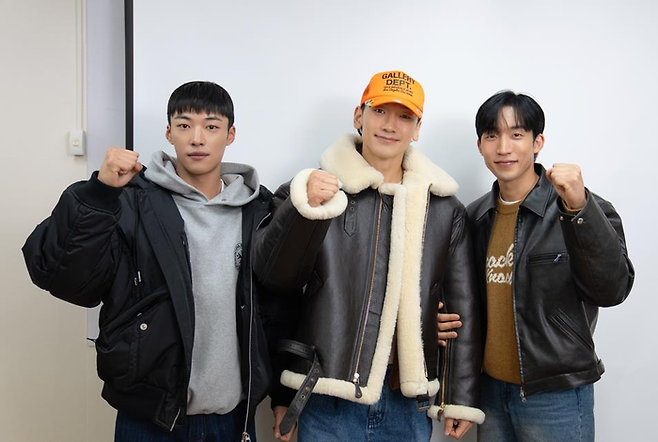 넷플릭스 ‘사냥개들2’에 출연하는 배우 우도환, 정지훈, 이상이.