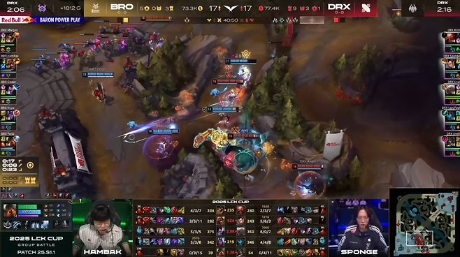 - 불리한 상황에도 포기하지 않고 역전에 성공한 DRX