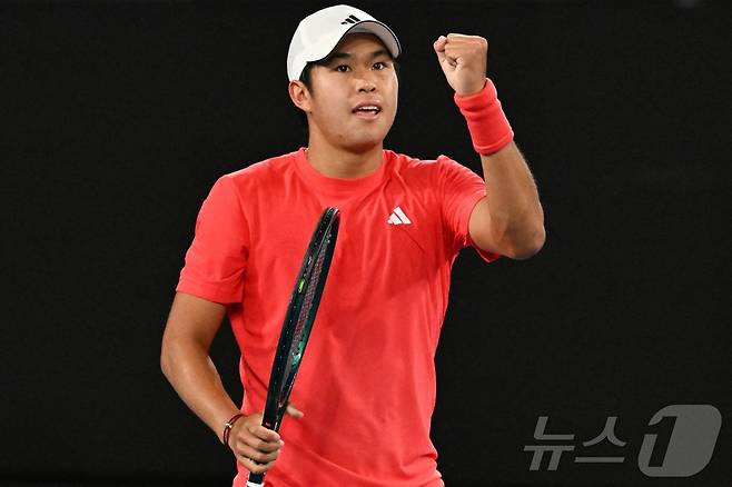 린너 티엔이 2025 호주오픈 남자 단식 3회전에 진출했다. ⓒ AFP=뉴스1