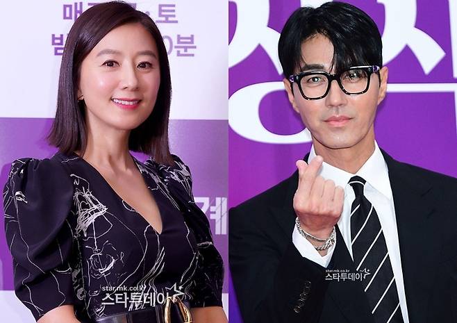 김희애, 차승원. 사진 ㅣ스타투데이DB