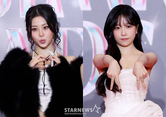 르세라핌 허윤진, 조유리 /사진=스타뉴스