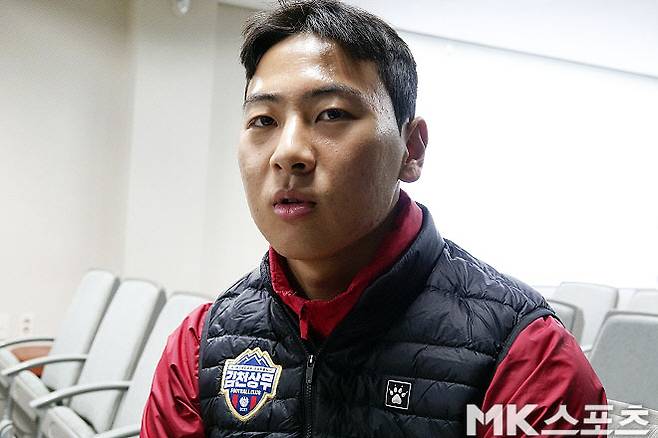 김천상무 미드필더 김준호. 사진=이근승 기자