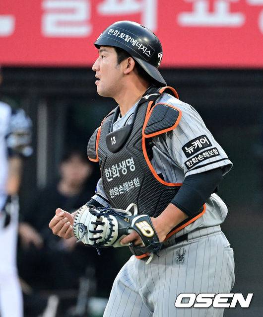 [OSEN=지형준 기자] 한화 최재훈. 2024.06.06 / jpnews@osen.co.kr