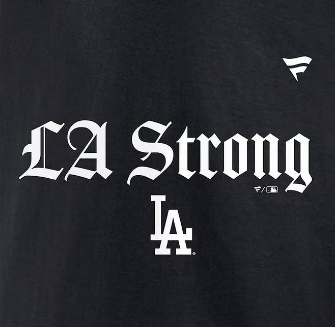 오타니가 17일 자신의 SNS에 'LA는 강하다'라는 문구가 적힌 사진과 함께 기부 소식을 전했다. /사진=오타니 쇼헤이 SNS 갈무리