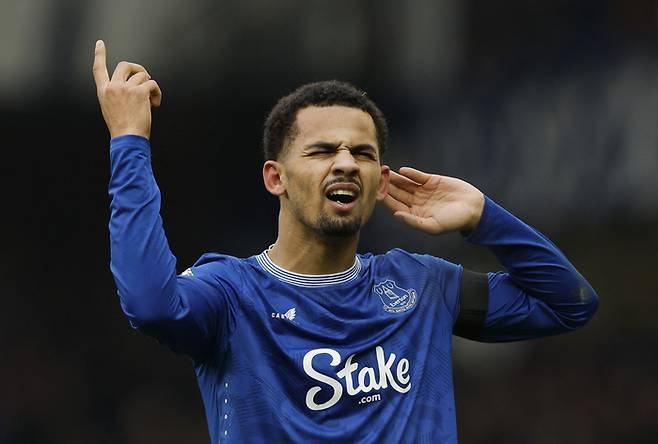 전반 30분 에버턴 일리망 은디아예가 추가골을 터트렸다. <저작권자(c) 연합뉴스, 무단 전재-재배포, AI 학습 및 활용 금지>