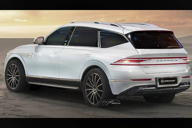 제네시스 GV90 디자인 예상도
