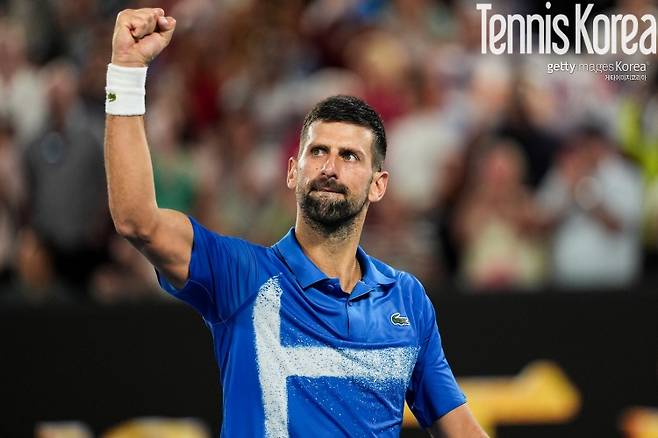 통산 50번째 그랜드슬램 준결승에 진출한 조코비치