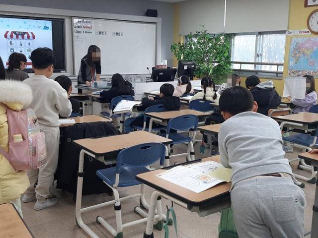 세종시의 한 초등학교에서 방과후학교 수업이 이뤄지고 있다. 전국비정규직교사노조 세종지부 제공