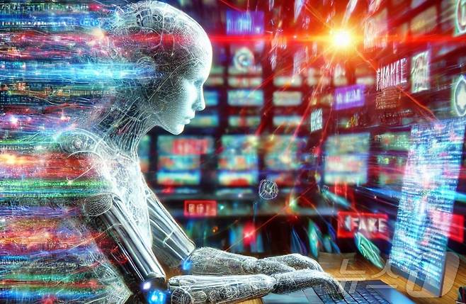 챗GPT에 '기사에 어울리는 이미지를 만들어달라'고 주문한 결과물 (생성형 AI 이미지)