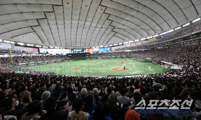 2023년 11월 일본 도쿄돔에서 열린 아시아프로야구챔피언십(APBC) 한일전 풍경. 스포츠조선DB