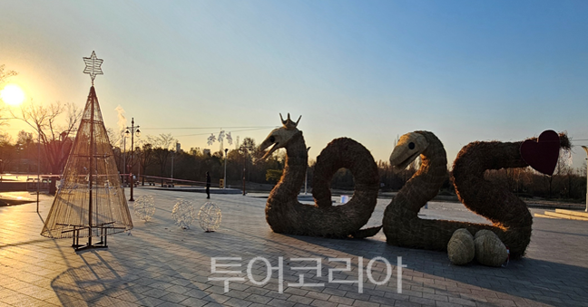 월드컵공원 억새풀 자연미술 전시/사진-서울시