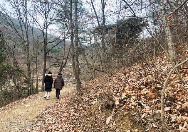 종댕이길은 특별히 눈길을 끄는 요소가 없이 일상처럼 평온하게 걸을 수 있는 길이다.