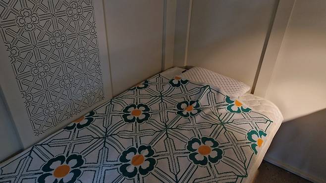 한국 전통 문양 ‘단청’을 적용한 캐빈의 내부 모습