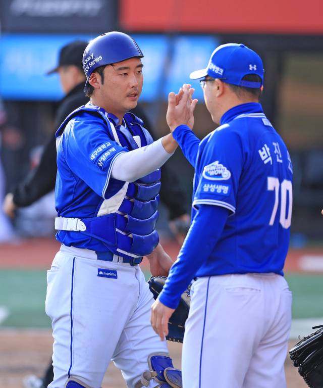 삼성 김재성./삼성 라이온즈