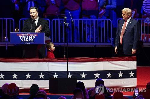 머스크와 트럼프 대통령 [AFP 연합뉴스 자료사진. 재판매 및 DB 금지]