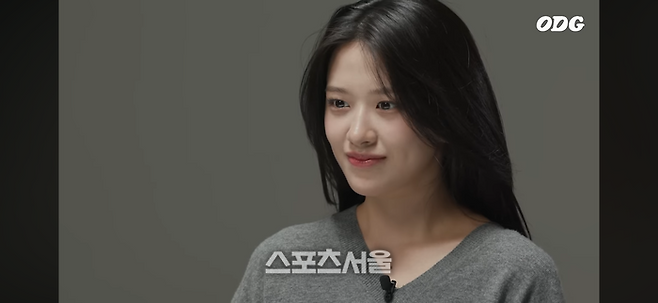 안유진. 유튜브 채널 ‘ODG’
