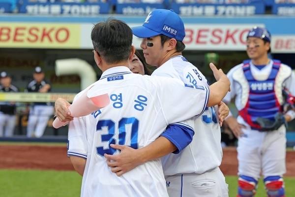 김영웅은 295%라는 높은 연봉 인상률을 기록했다. 사진=삼성 라이온즈