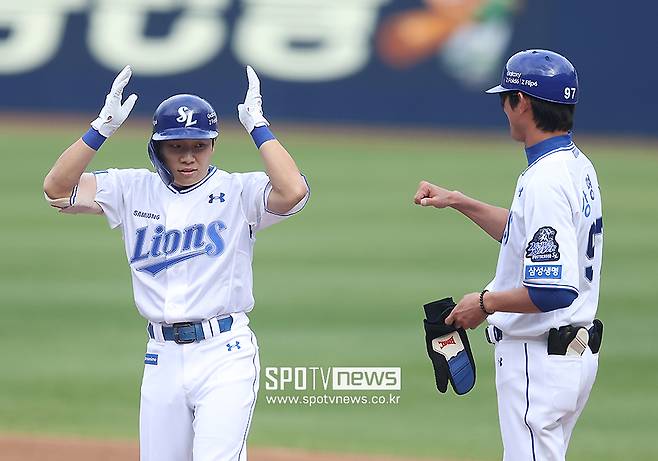 ▲ 지난 시즌 외야수 변신에 성공한 김지찬은 지난 해 연봉 1억 6000만원에서 올해 2억 8000만원으로 75%가 인상됐다.&nbsp;ⓒ곽혜미 기자
