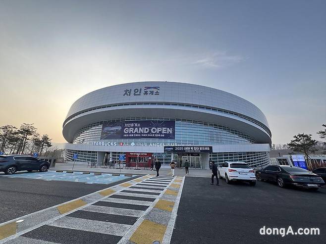 처인휴게소 포천방향 주차장