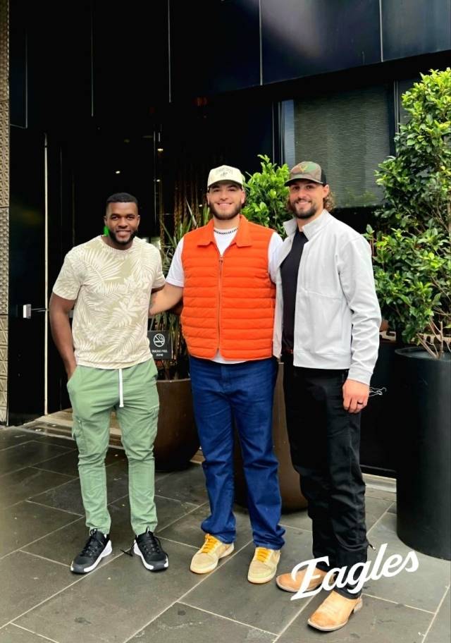 한화 이글스 외국인 선수 에스테반 플로리얼, 코디 폰세, 라이언 와이스(왼쪽부터)./한화 이글스