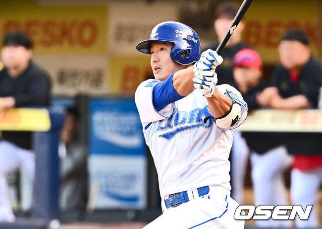 [OSEN=대구, 이석우 기자] 삼성 라이온즈 이성규 060 2024.10.26 / foto0307@osen.co.kr