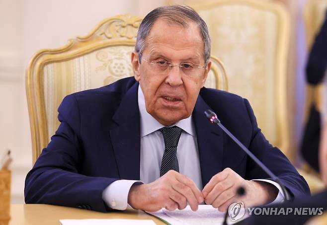 세르게이 라브로프 러시아 외무장관 [타스 연합뉴스 자료사진. 재판매 및 DB 금지]