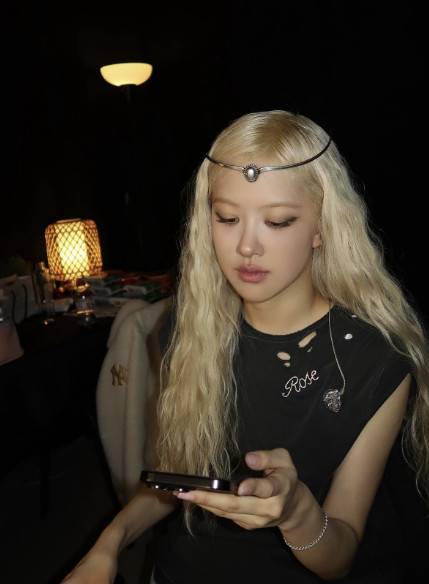 로제 소셜 계정 캡처